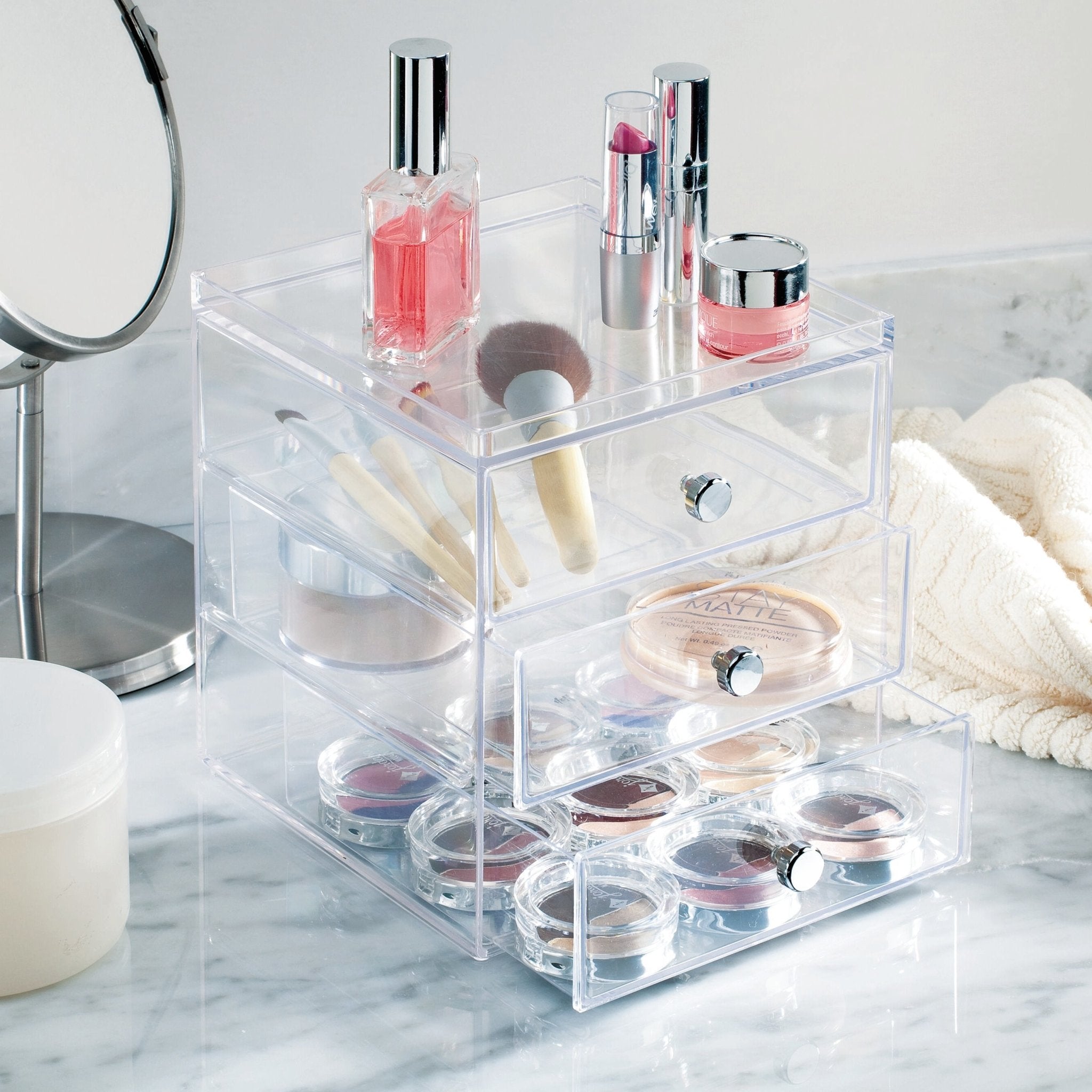 iDesign DRAWER - Schubladen-Turm KLAR 3 Fächer - Gross - BINS AND BOXES