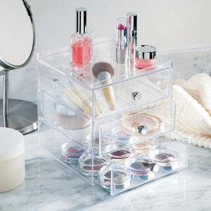 iDesign DRAWER - Schubladen-Turm KLAR 3 Fächer - Gross - BINS AND BOXES